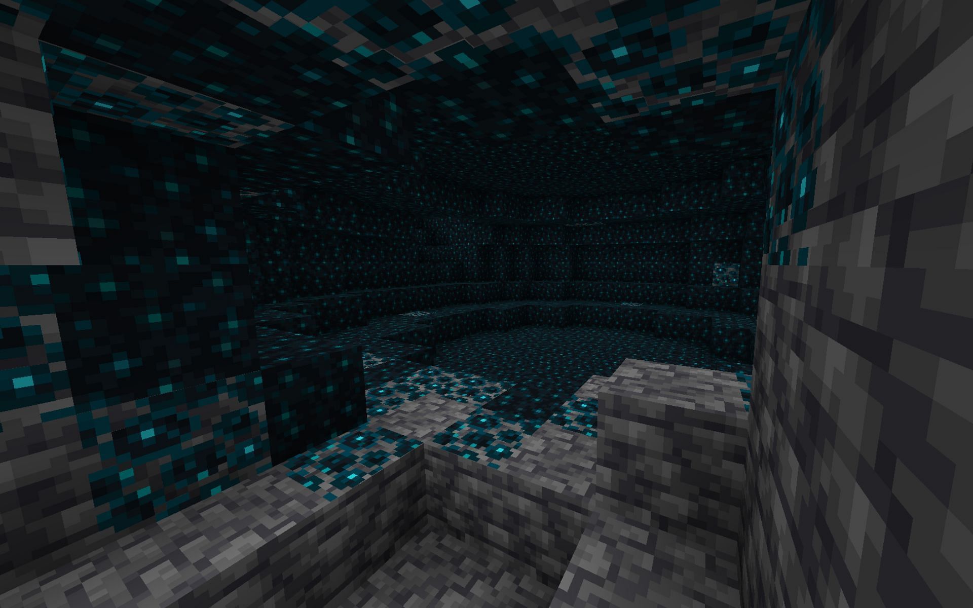 Wardens spawn in the Deep Dark biome from a sculk shrieker block. (Image via Mojang)