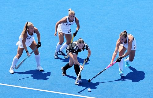 Team USA in action at the 2023 Pan American Games. (Photo by Andy Lyons/Getty Images)