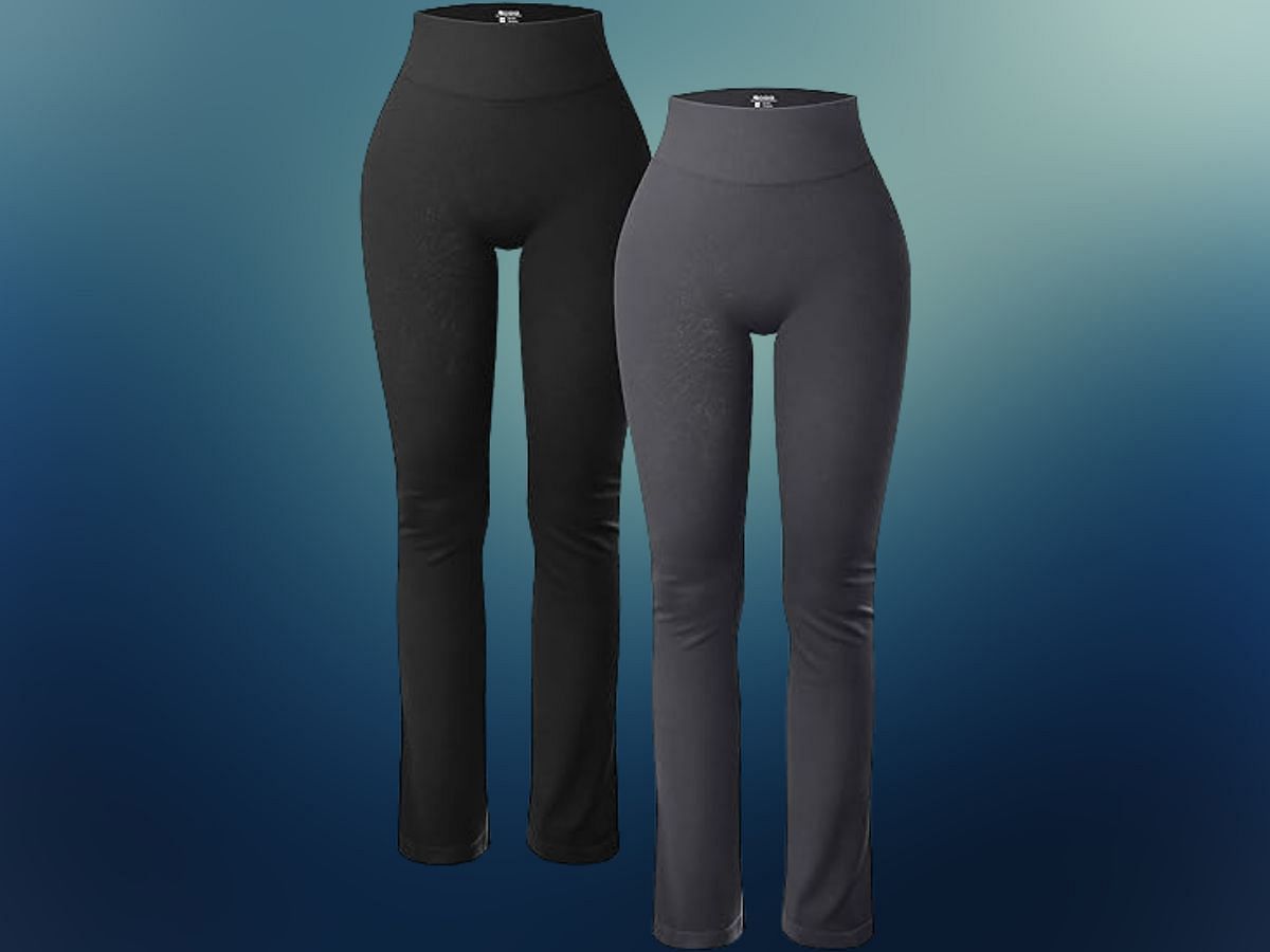 The OQQ 2-piece yoga pants (Image via Amazon)