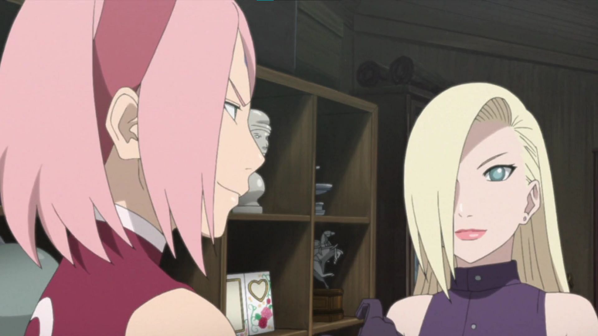 Naruto: Ino Yamanaka vs Sakura (Image via Studio Pierrot)