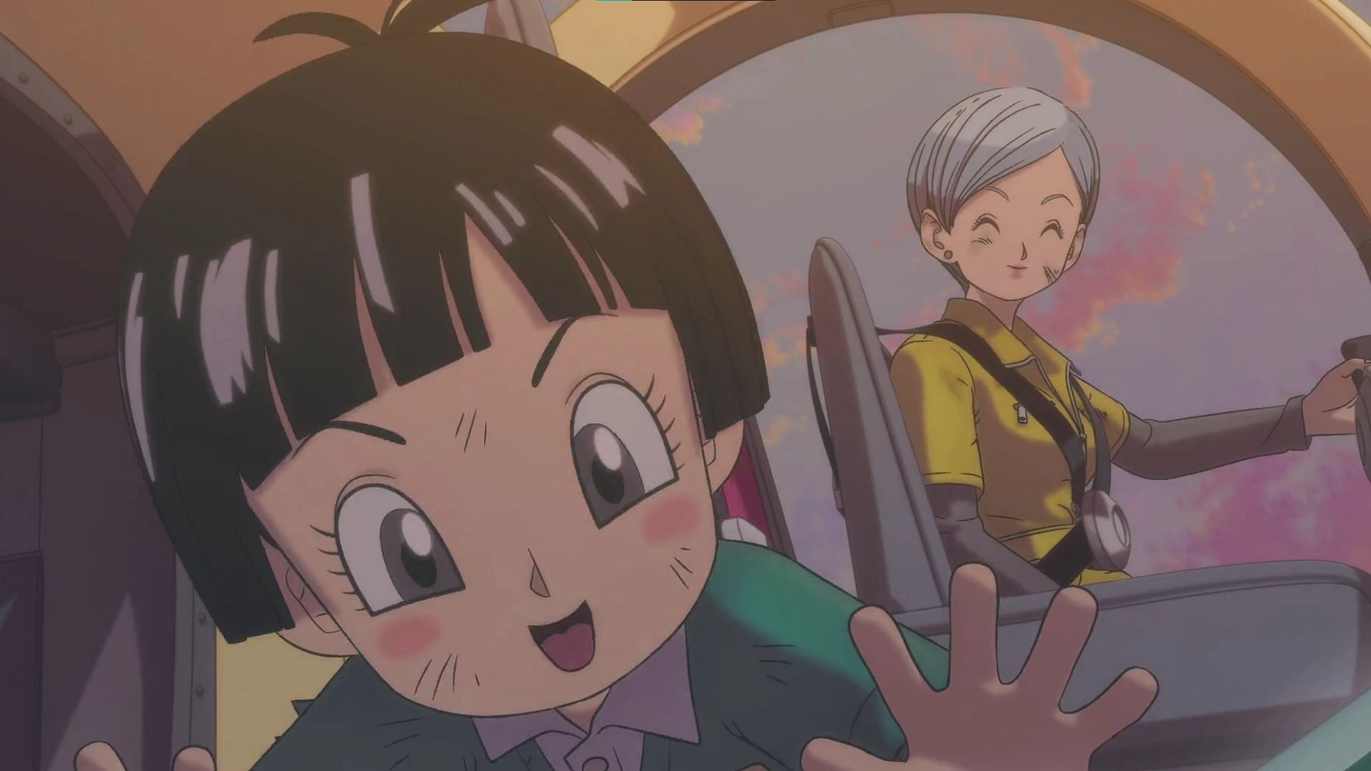 Pan and Bulma as shown in the anime (Image via Toei Animation)