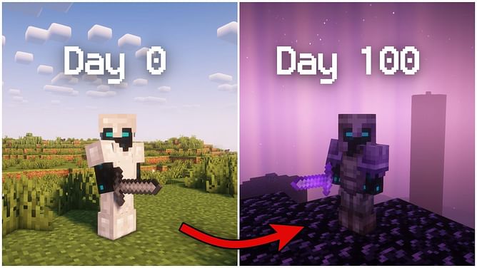 Who started 100 days in Minecraft? Exploring the history behind popular YouTube video trend