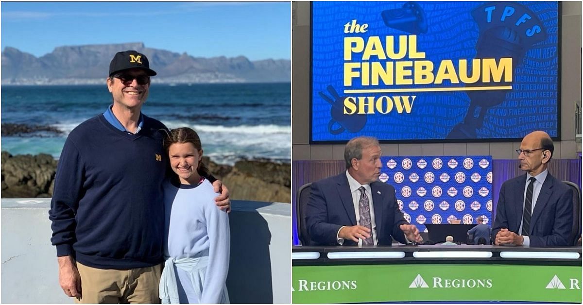 Paul Finebaum and Jim Harbaugh