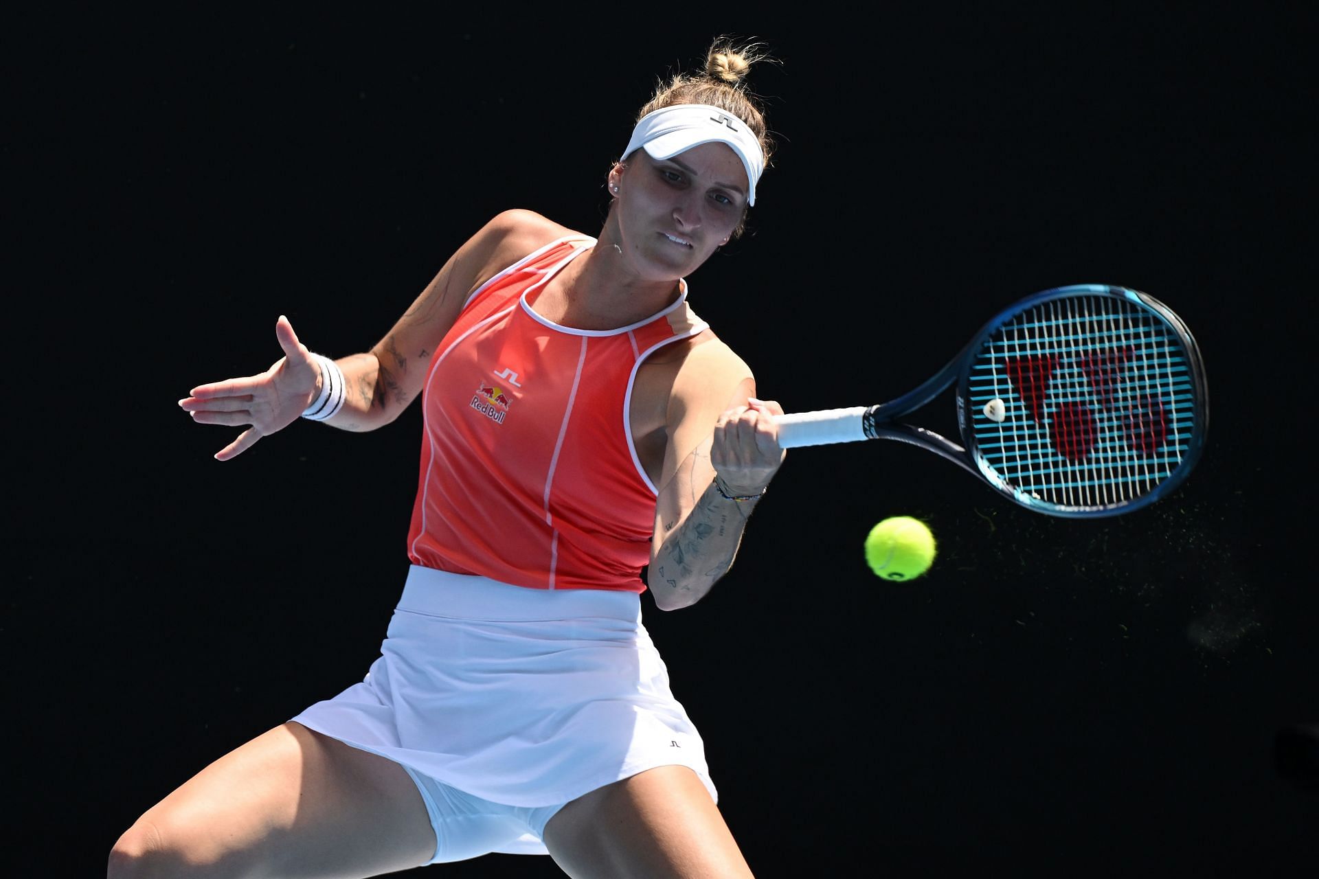 Marketa Vondrousova at the 2024 Australian Open.
