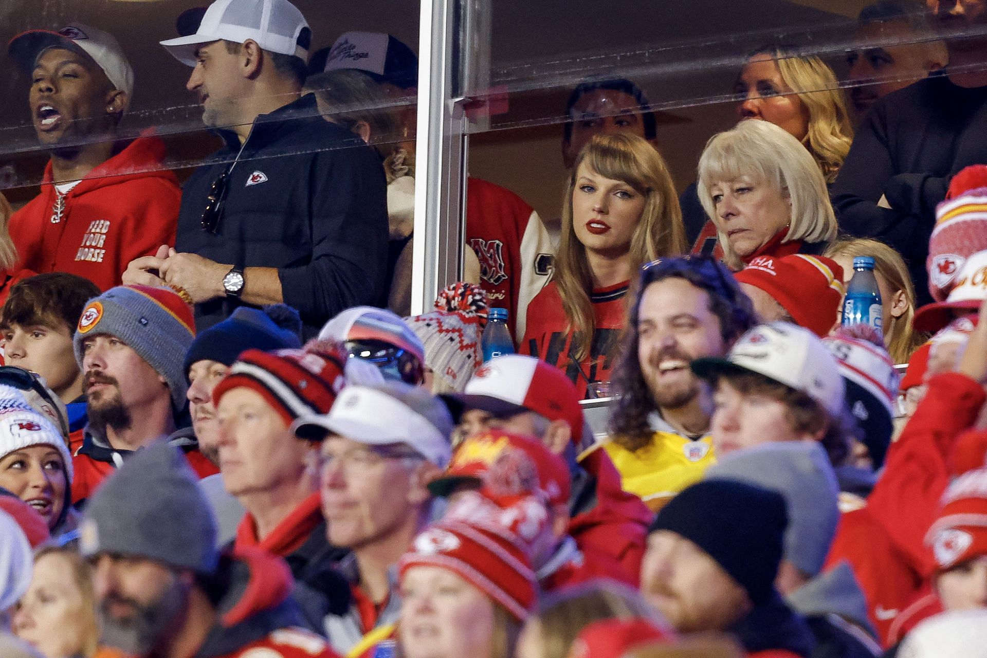 Taylor Swift at the Buffalo Bills v Kansas City Chiefs game