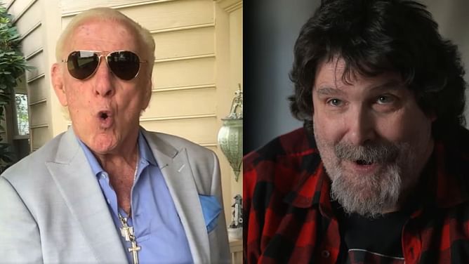 "You're crazier than Mick Foley" - Top AEW star received unexpected message from Ric Flair