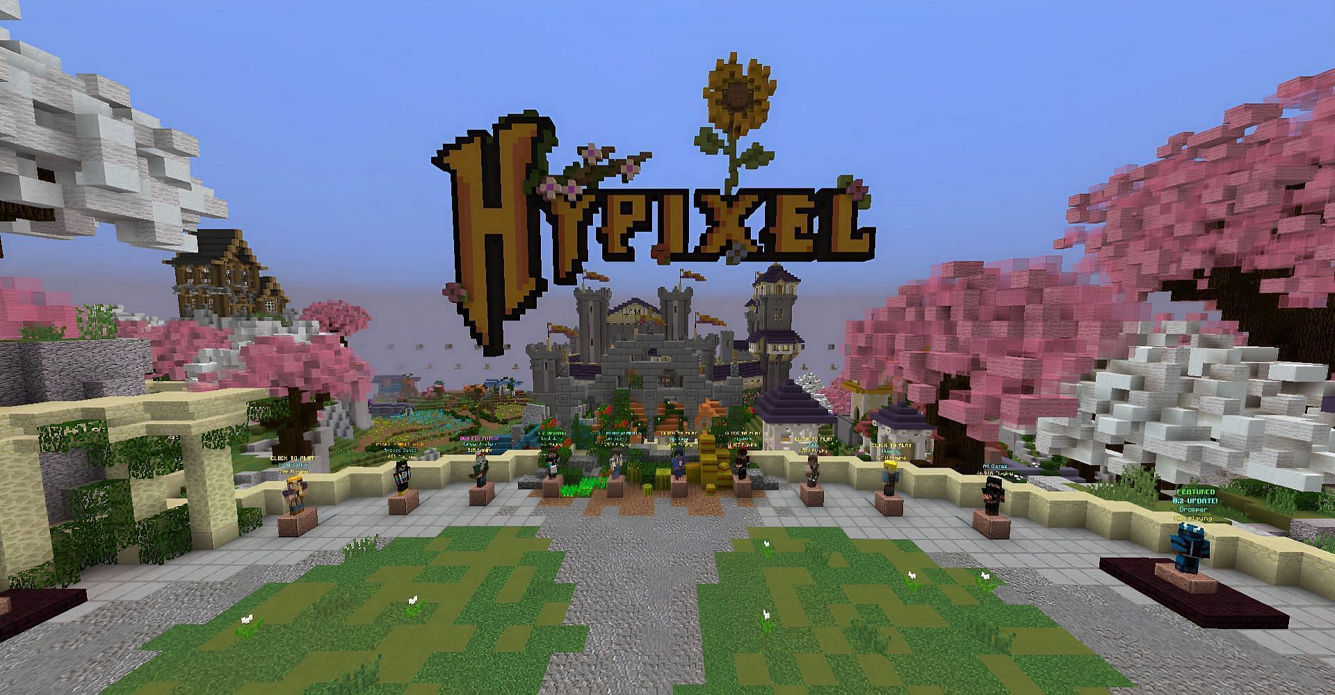 Hypixel is the most popular Minecraft server (Image via Mojang)