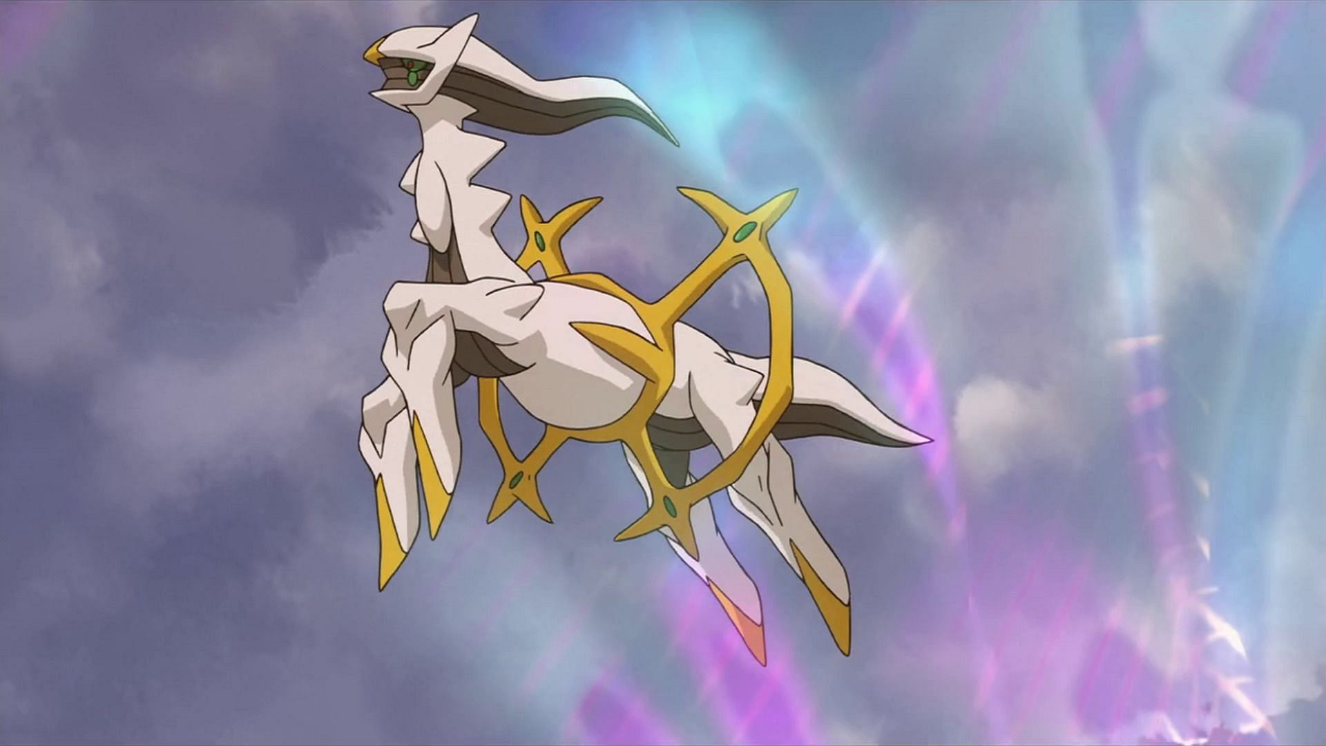 Arceus as seen in the anime (Image via The Pokemon Company)