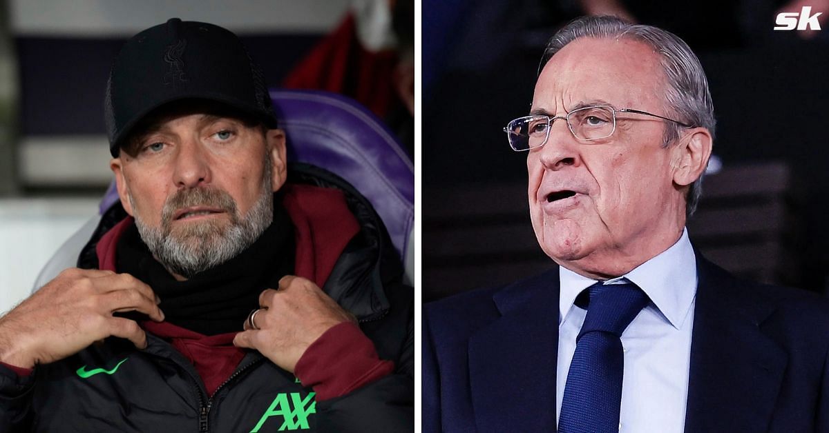 Liverpool boss Jurgen Klopp and Florentino P&eacute;rez 