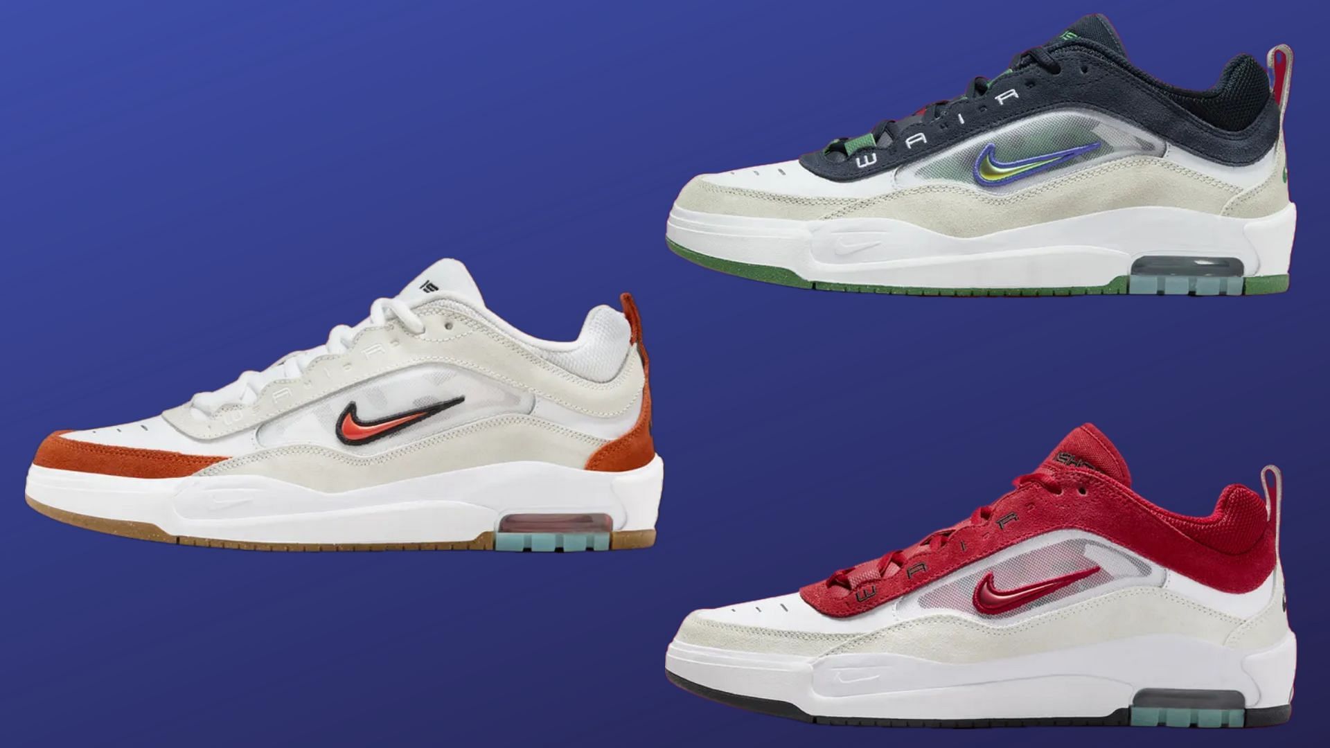 Nike SB Air Max Ishod colorways (Image via Nike)