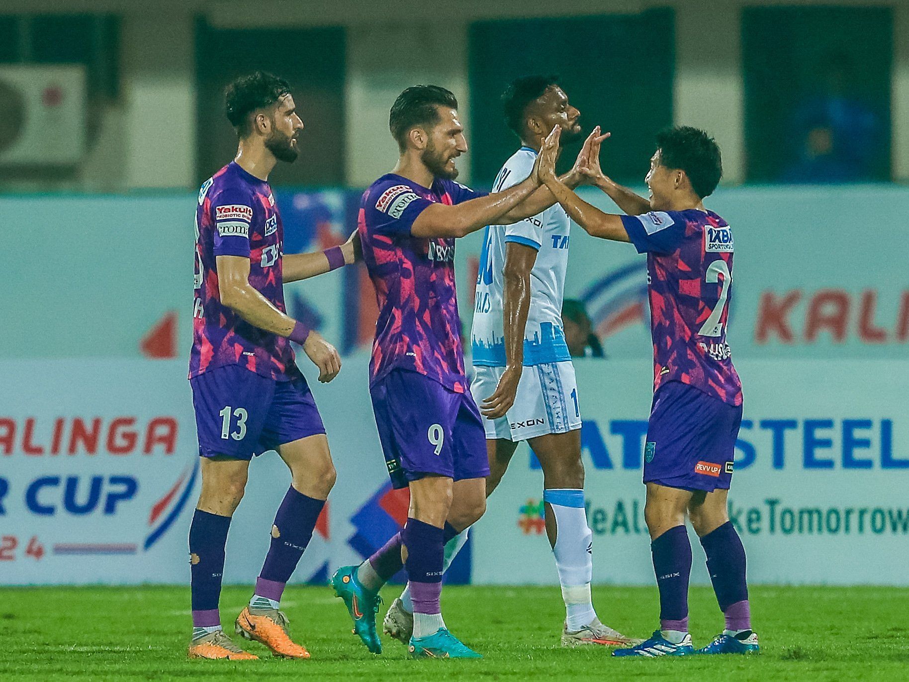 Kerala Blasters crashed out of the Super Cup after being defeated by Jamshedpur FC.