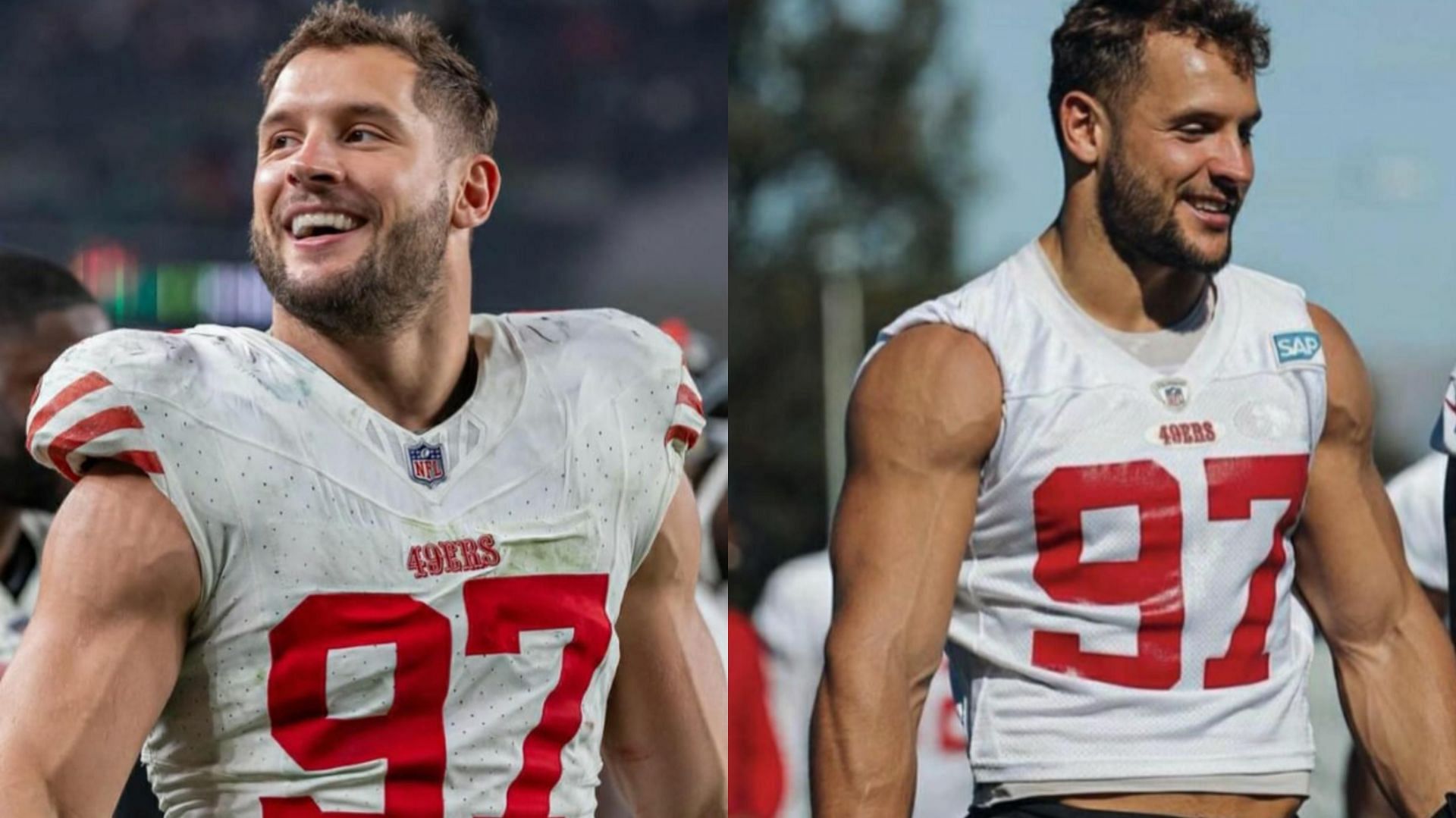 How does Nick Bosa maintain 3 body fat at 266pound? Delving into his