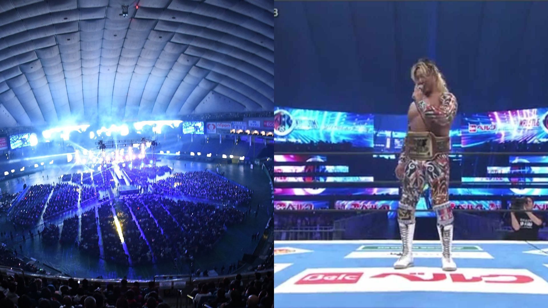A historic title reign ended at Wrestle Kingdom 18 (Photo Credits: NJPW/Wrestle Kingdom 18)