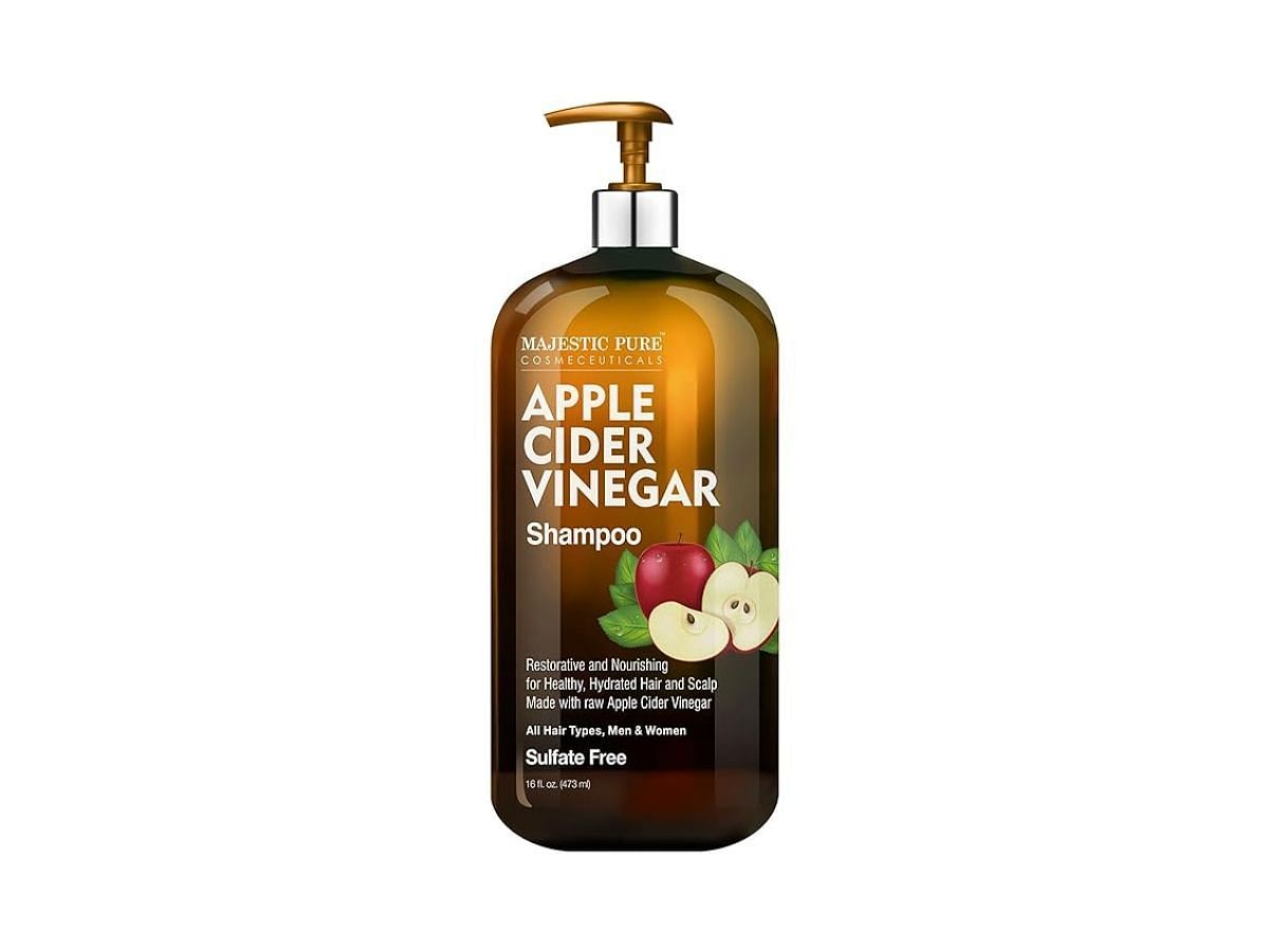 Majestic Pure Apple Cider Vinegar Shampoo (Image via Majestic Pure)