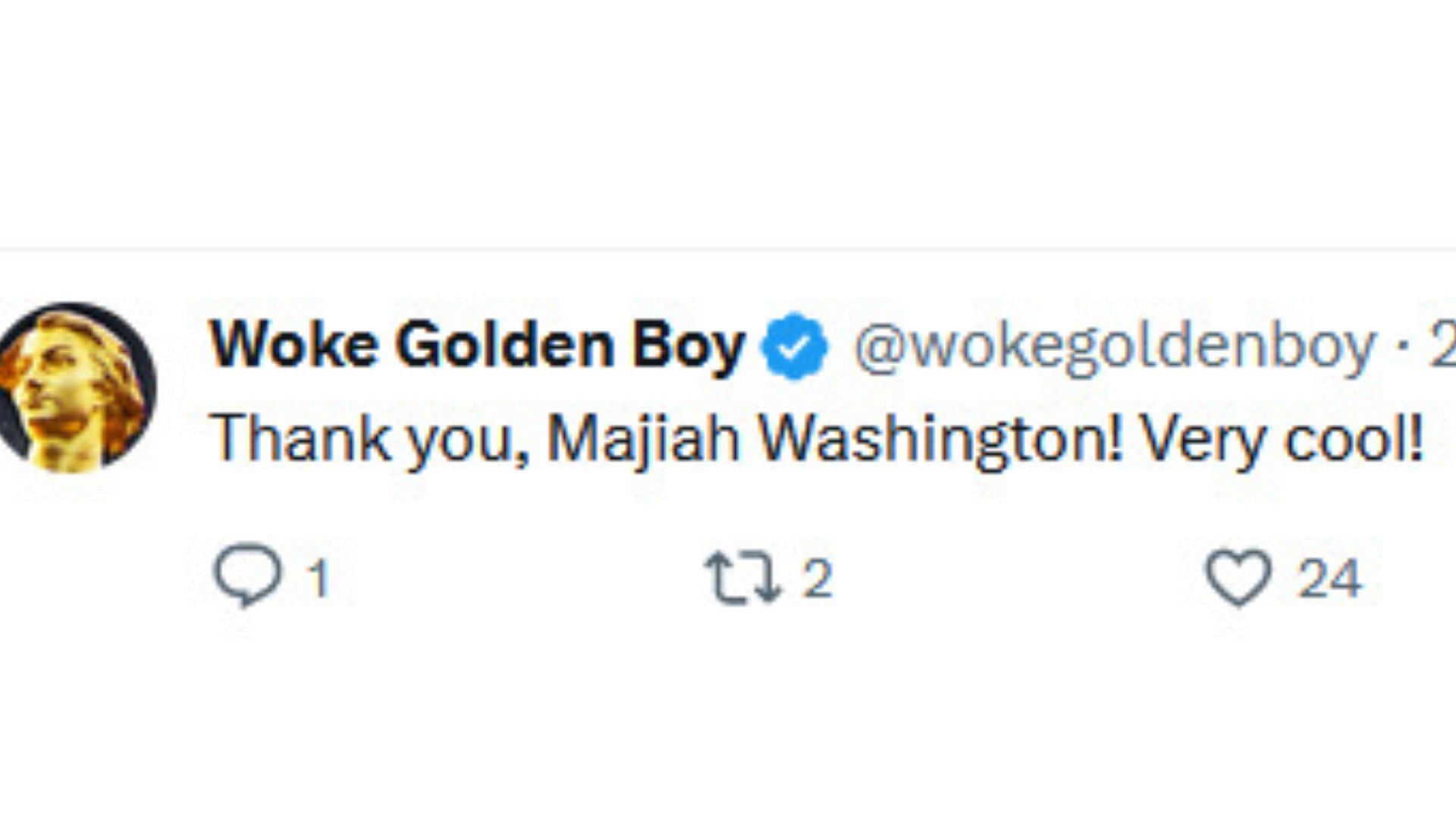 Netizens praise Washington as she saves a 9-month-old baby from death (Image via X/@wokegoldenboy)