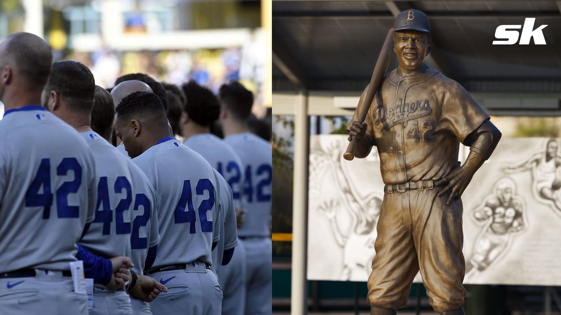 A Jackie Robinson statue was stolen from a youth baseball field in Wichita, Kansas on Thursday