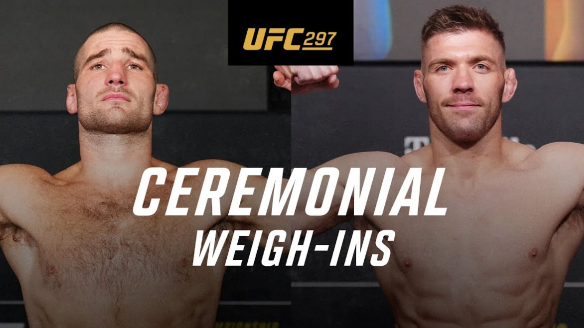  UFC 297 ceremonial weigh-ins time confirmed [Image courtesy of @UFC on YouTube]