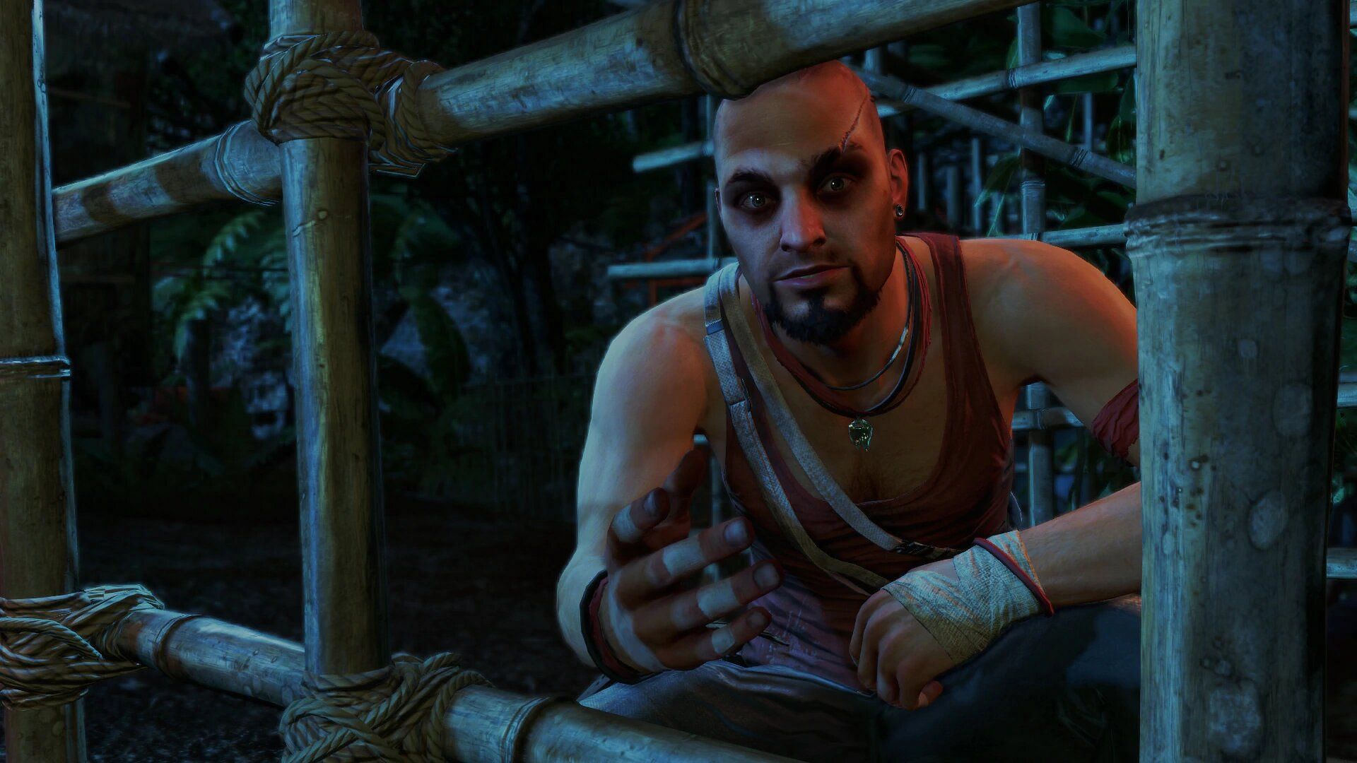 &quot;Did I ever tell you the definition of insanity?&quot; - Vaas Montenegro (Image via Ubisoft)