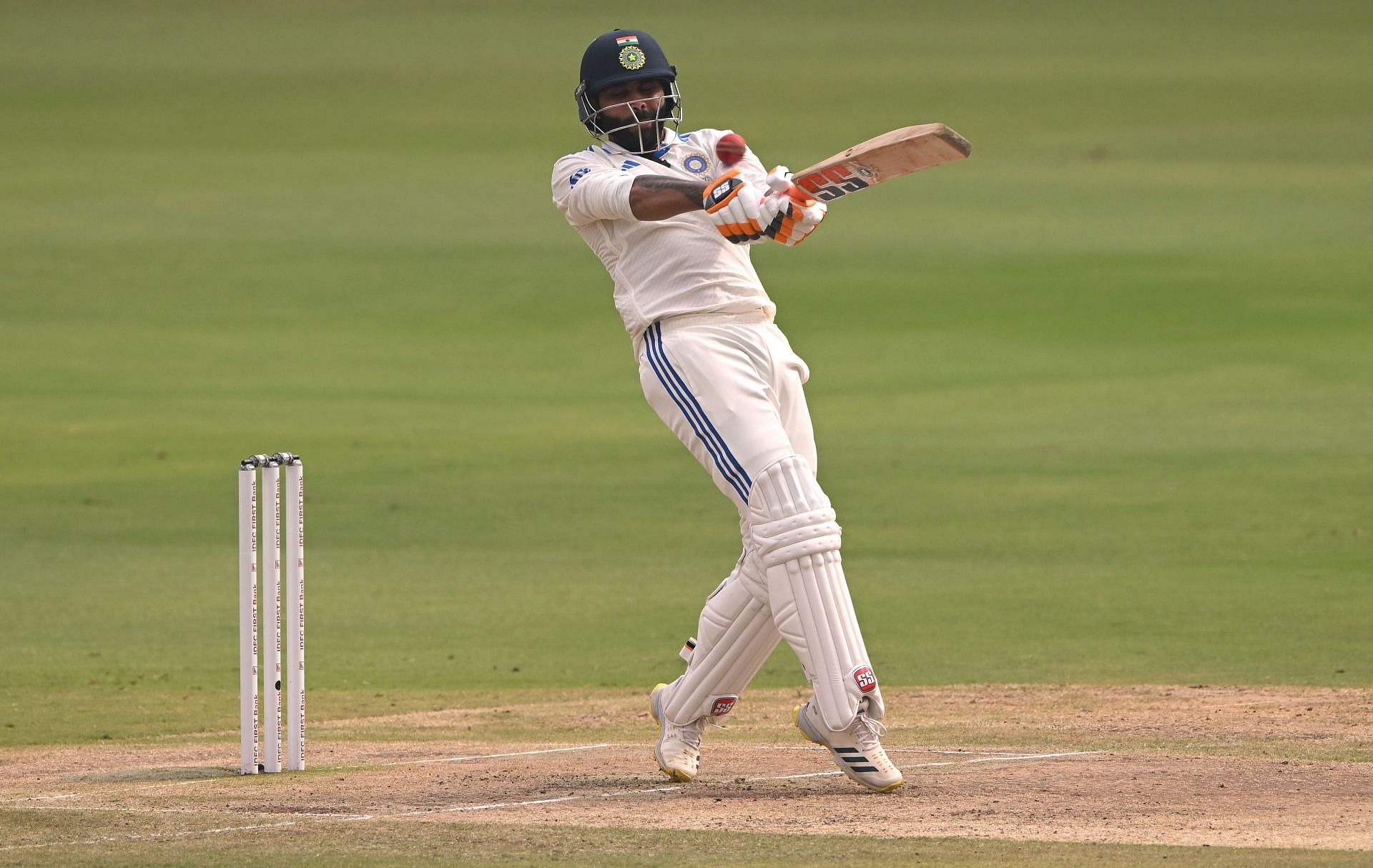 Ravindra Jadeja scored 87 in India&rsquo;s first innings. (Pic: Getty Images)