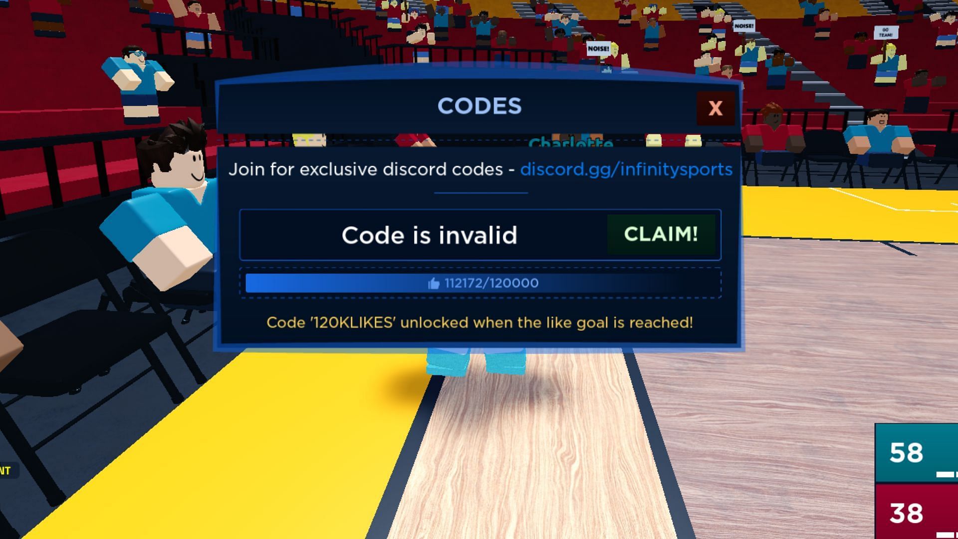 Code is invalid (Roblox||Sportskeeda)