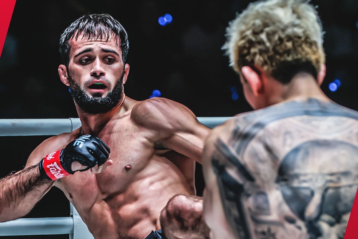 Shamil Gasanov said he never thought of pulling out despite dealing with the effects of food poisoning in his latest fight. -- Photo by ONE Championship