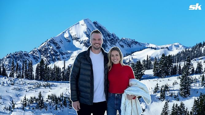 [Photos] Former Astros star Trey Mancini and wife Sara embrace winter magic with a festive getaway in snowy Montana