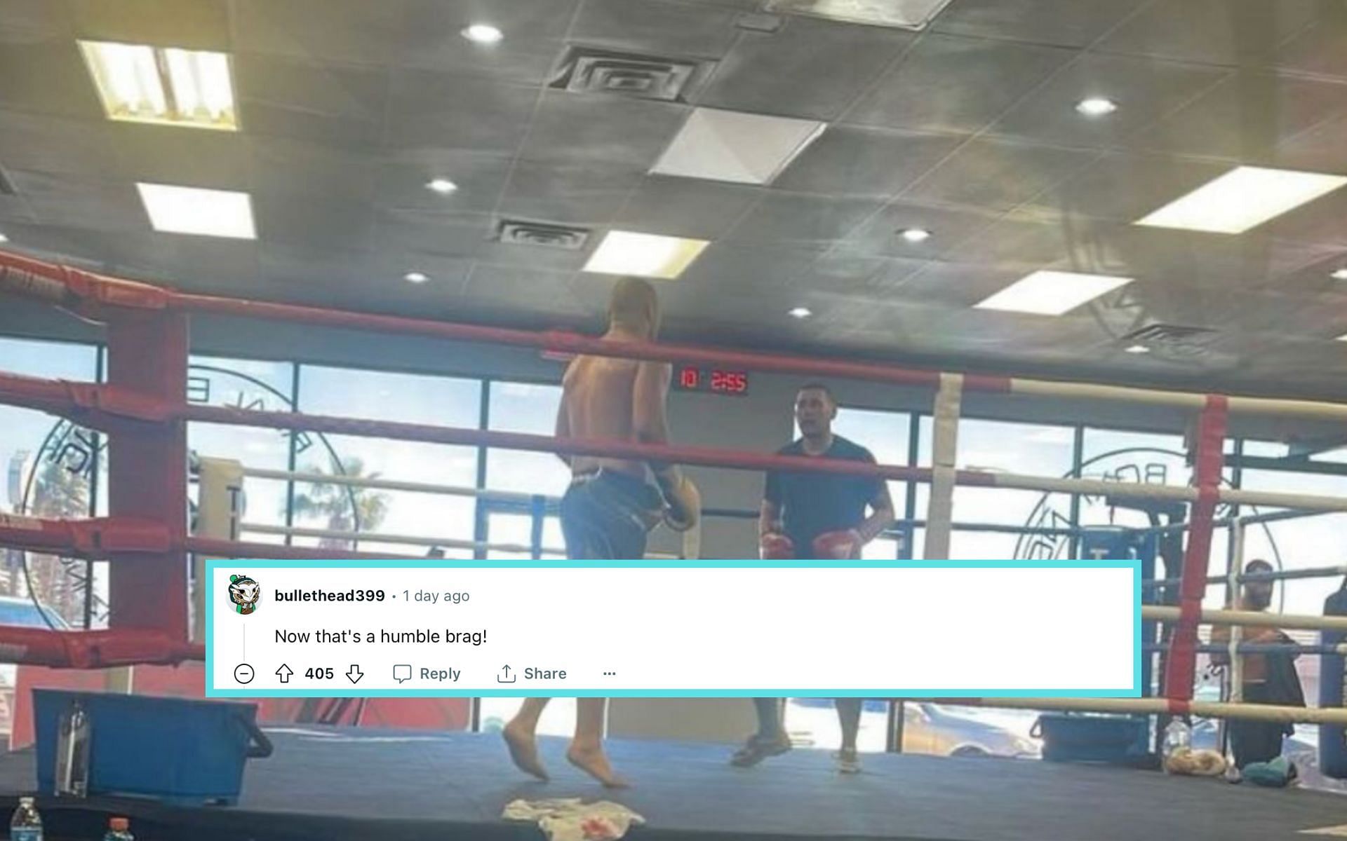 Darren Till (right) posts still photo of old sparring session with Sean Strickland (right) on Instagram [Photo Courtesy @darrentill2.0 on Instagram]