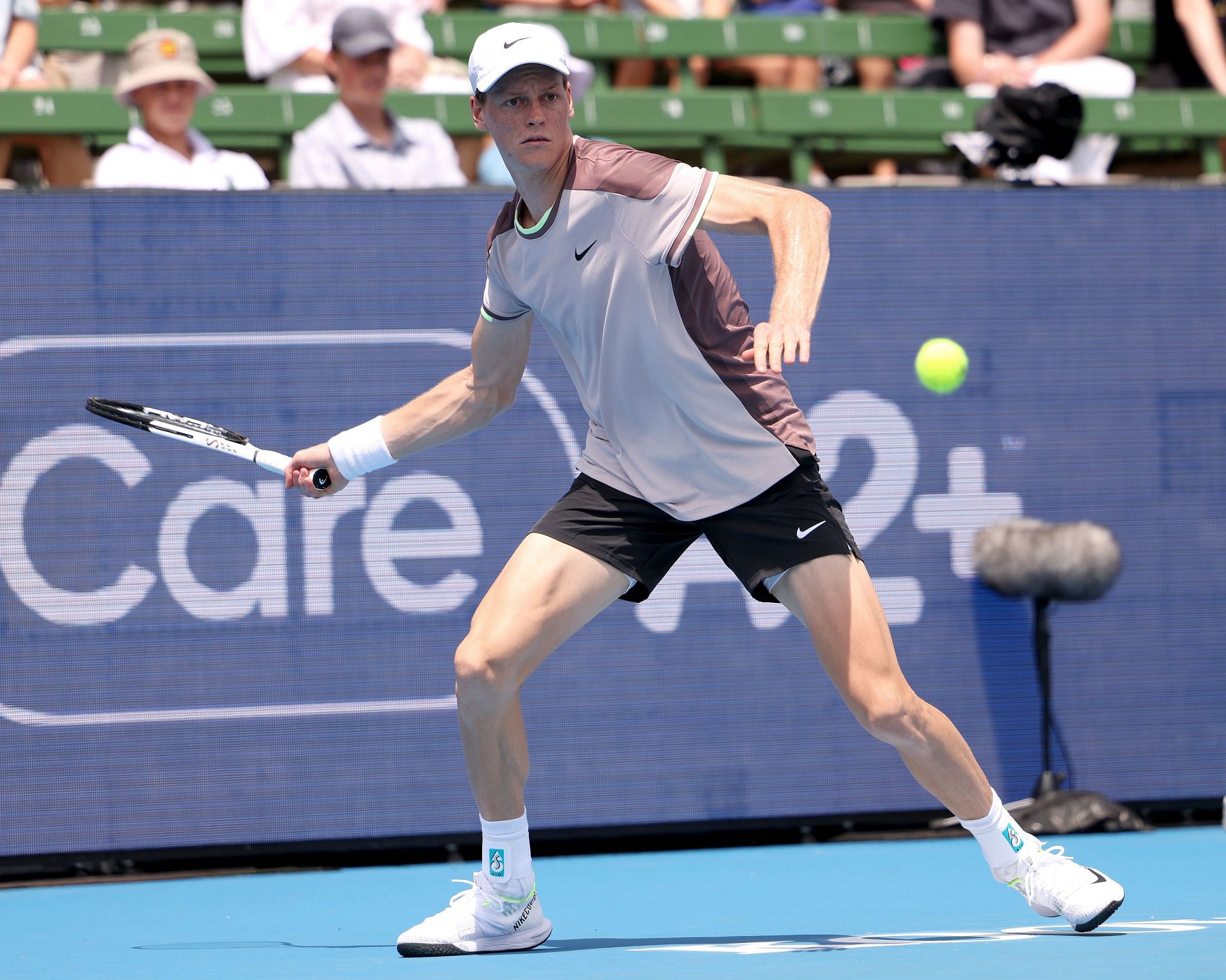 Jannik Sinner at the 2024 Kooyong Classic