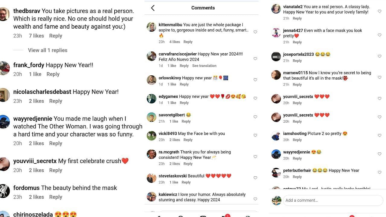 Fan Reactions on Kate Upton&#039;s Instagram post