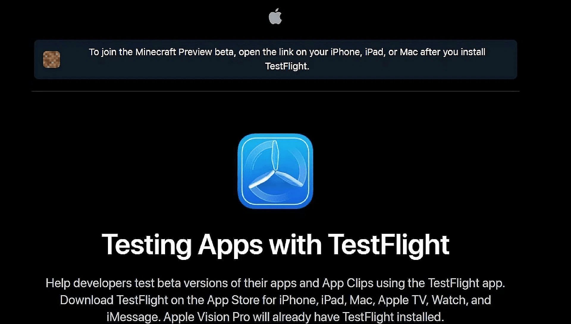 Downloading previews on mobile devices depends on the operating system (Image via Apple)