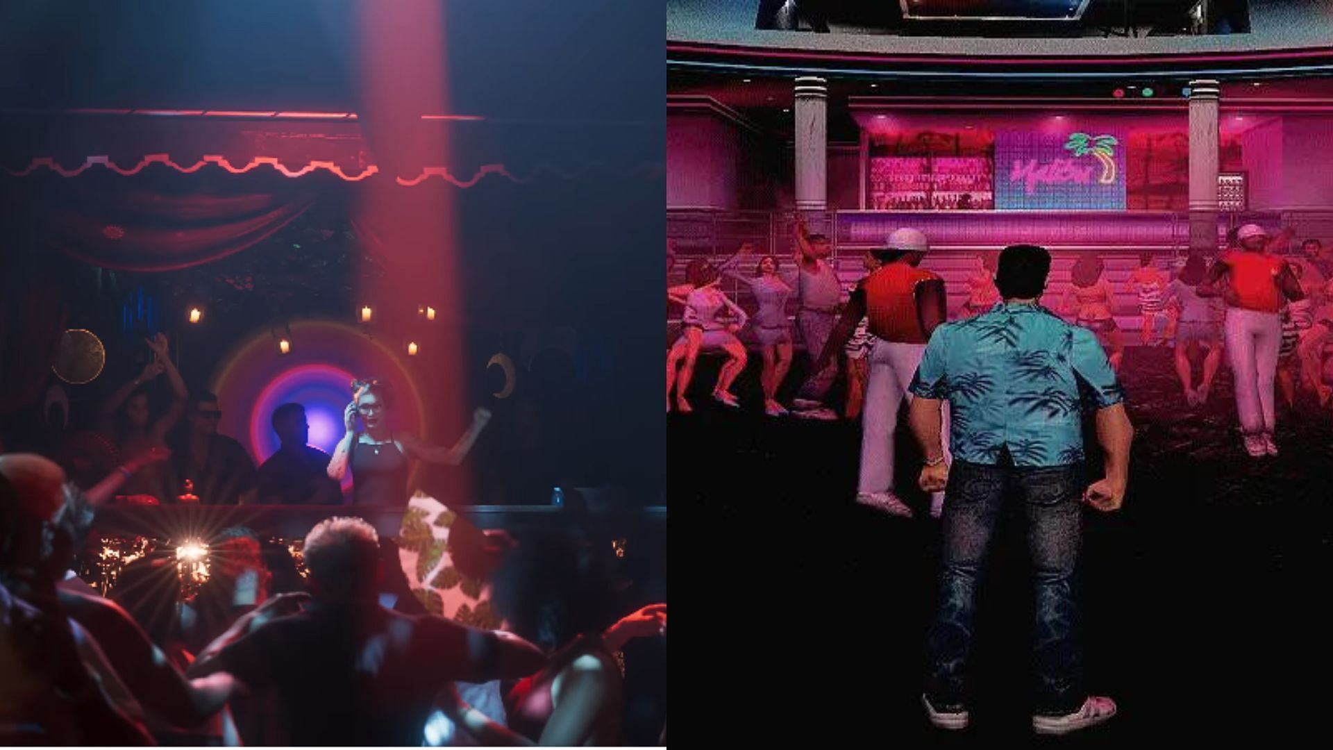 Fans compare nightclubs in GTA games over the years (Images via Rockstar Games, Reddit: u/IronWolfNetwork)