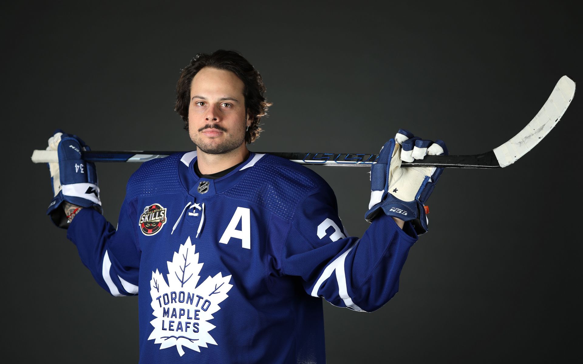 Auston Matthews at the 2022 All-Star Game