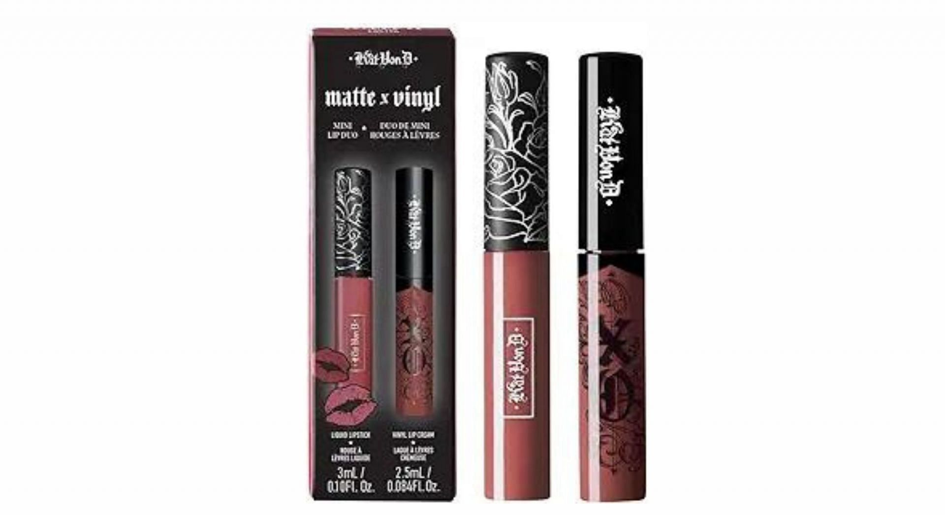 Kat Von D Lolita Mini Lipstick Set (Image via Amazon)