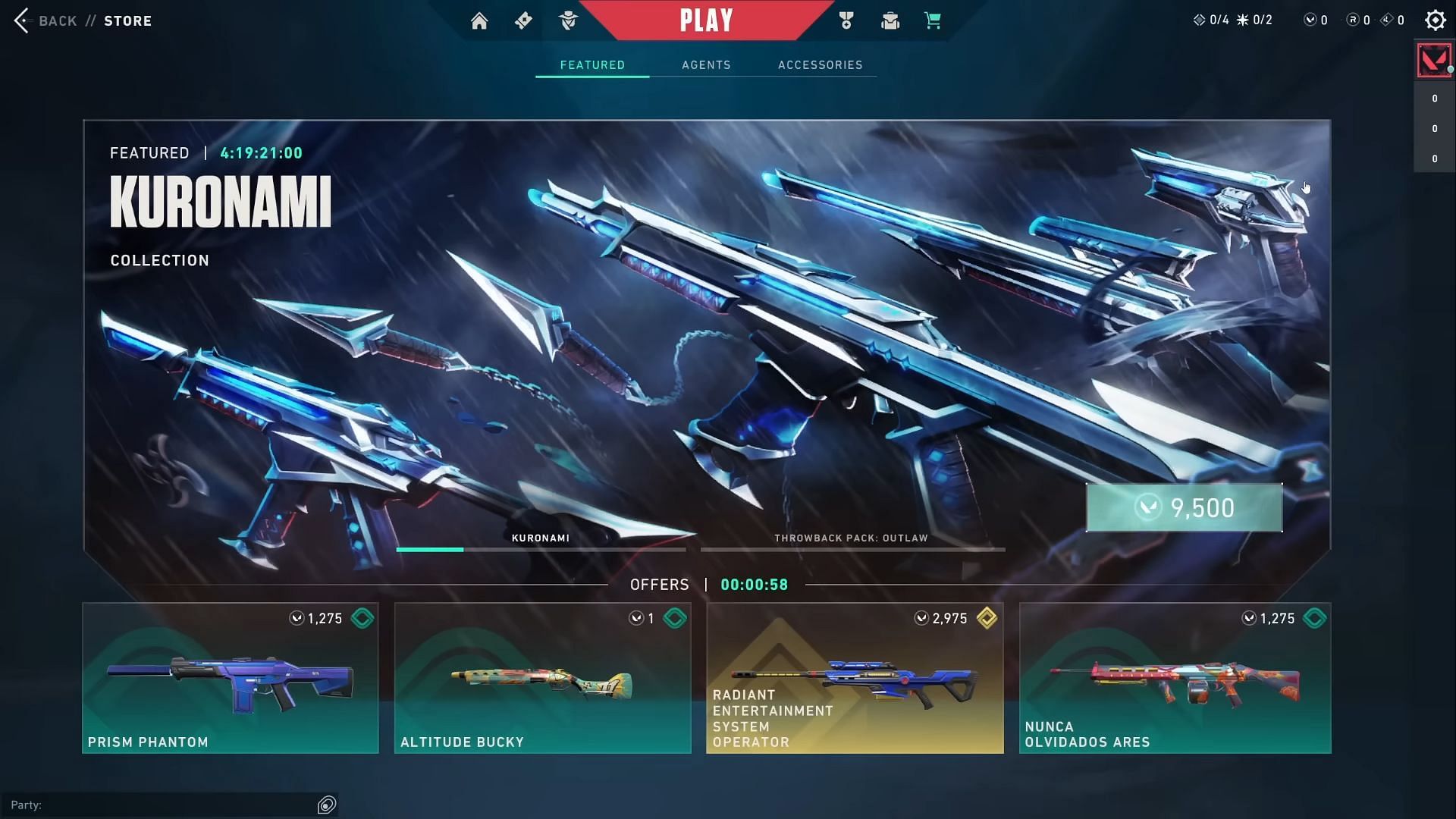 Kuronami Collection in the store (Image via Riot Games)
