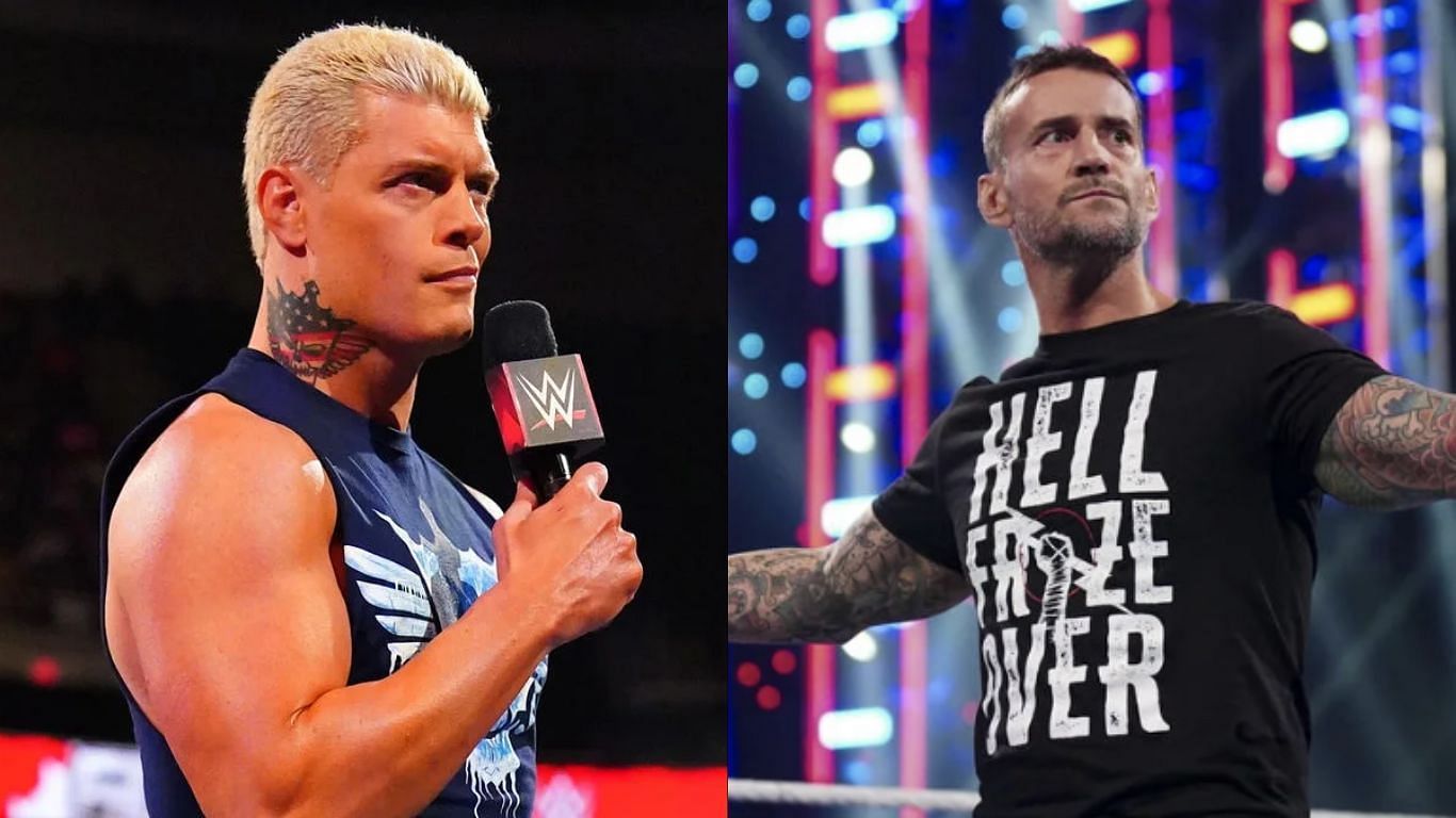 Cody Rhodes (left), CM Punk (right)