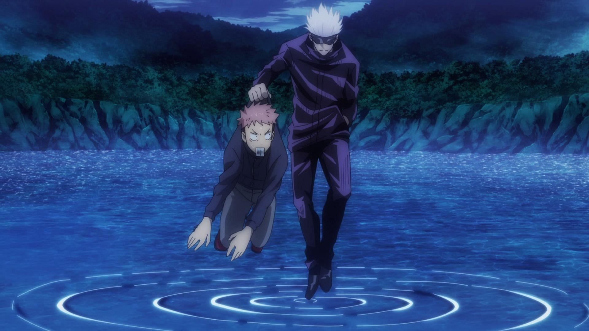 Yuji catches up to Yuta and Gojo with his new power in Jujutsu Kaisen chapter 248 (Image via MAPPA Studios)