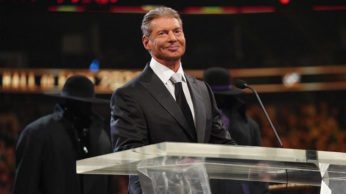 Mr. McMahon at the 2022 WWE Hall of Fame ceremony