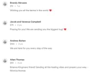 Netizens offer support to the officer as she suffers from cancer (Photo via GoFundMe)