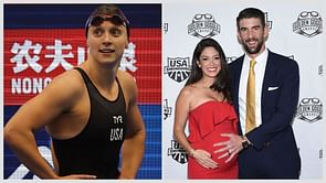 Katie Ledecky sends best wishes to Michael Phelps on birth of his 4th child