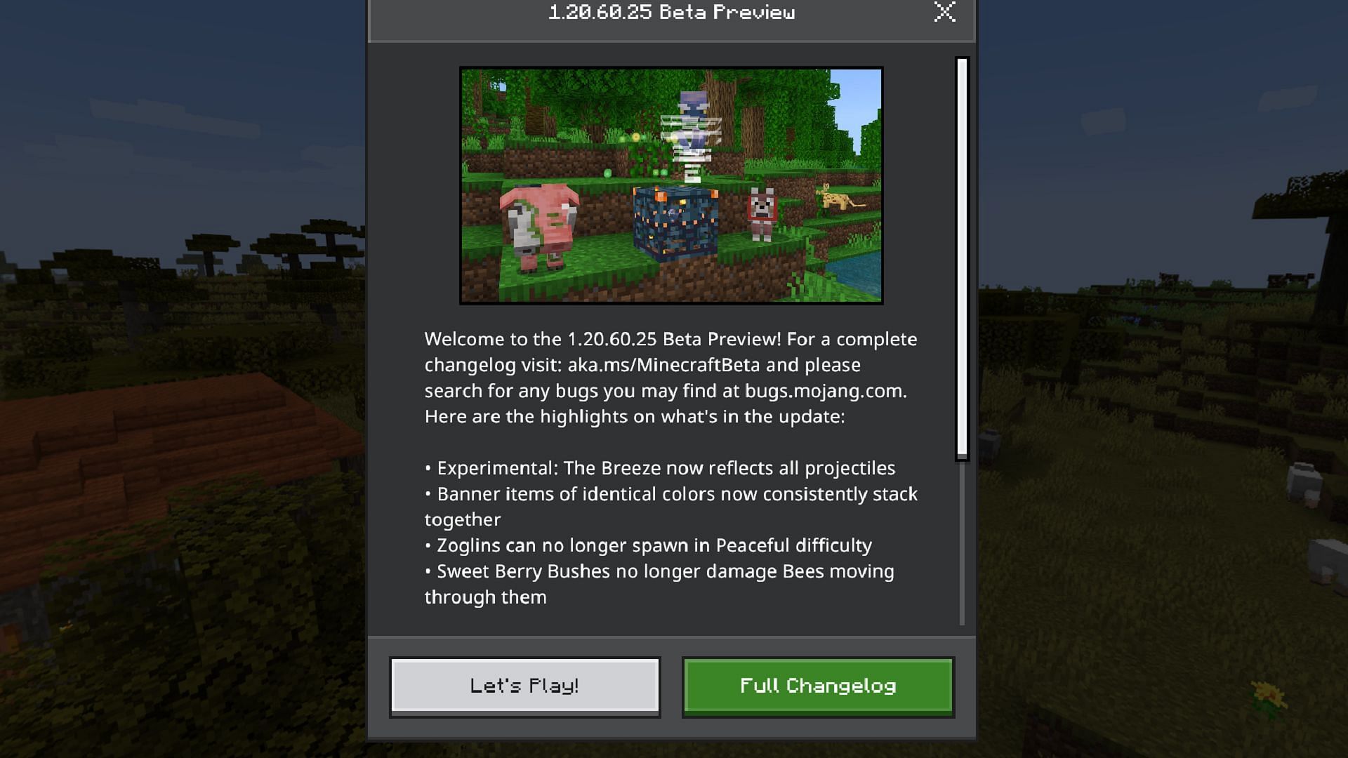 Minecraft players on Windows should also look to the Microsoft Store (Image via Mojang)