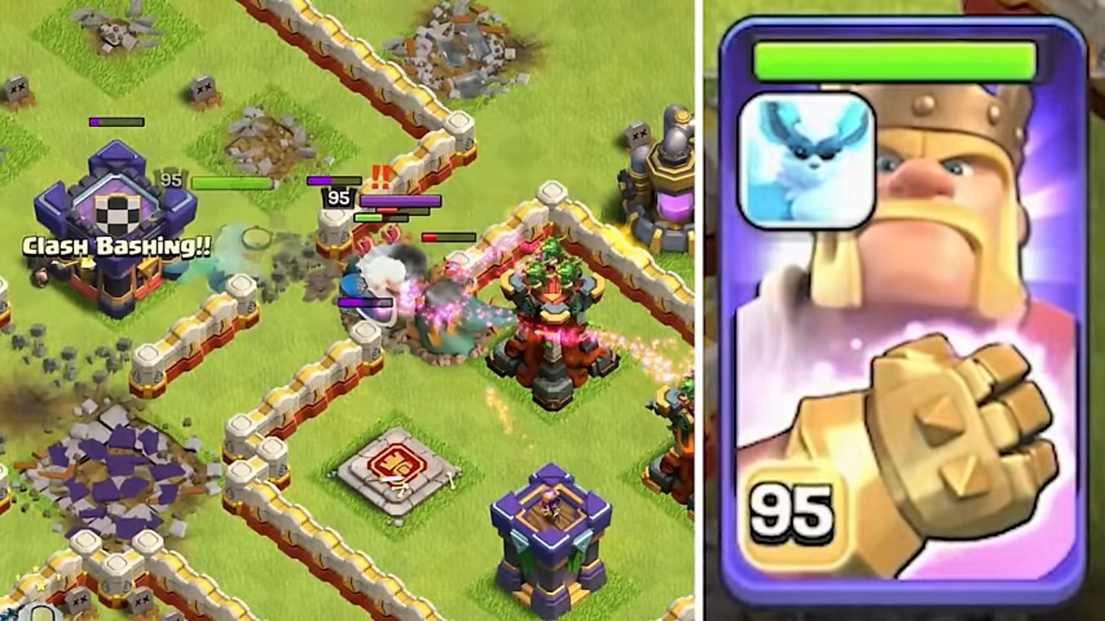 Using King&#039;s Giant Gauntlet in Chief of the North Challenge (Image via Judo Sloth Gaming / YouTube)
