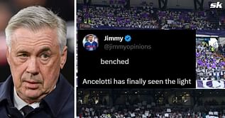 "Carlo ain't messing around", "Finally listening" - Real Madrid fans react as 29-year-old star benched for Supercopa final against Barcelona