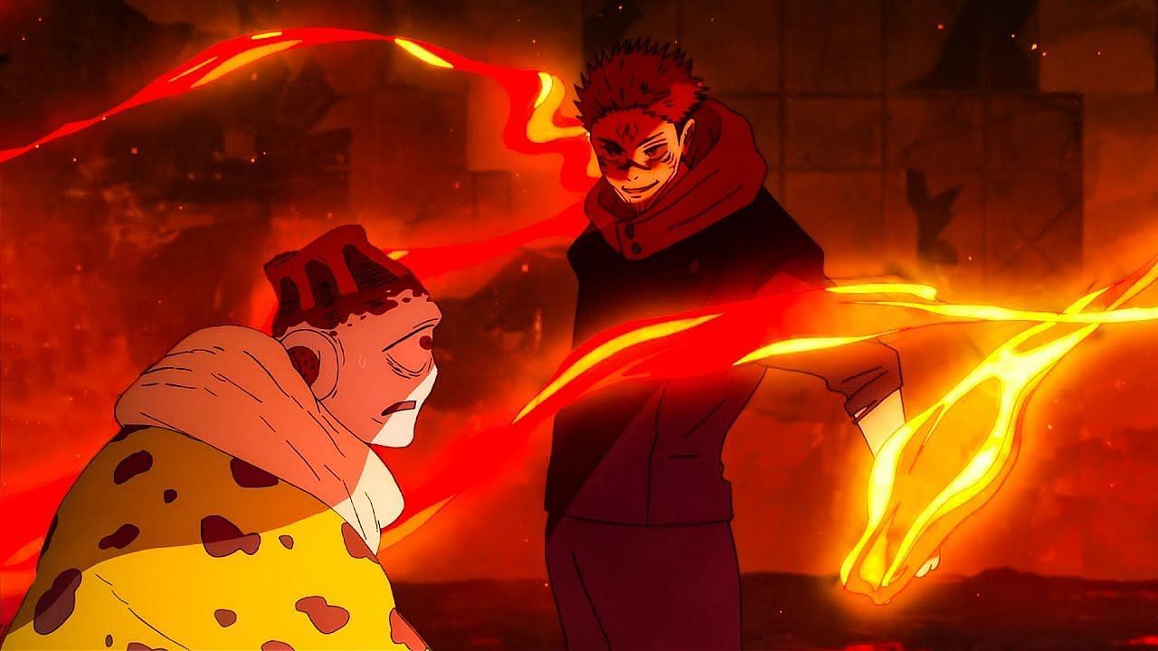 Jogo and Ryomen Sukuna in Jujutsu Kaisen (Image via MAPPA)