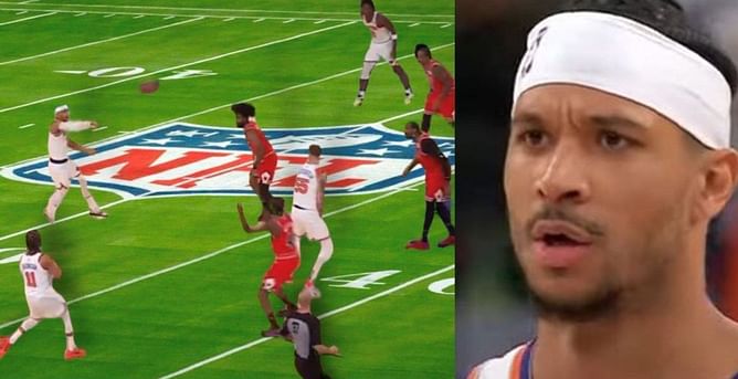 "Commanders, holla at me": Josh Hart comes up with Tweet of the Year already, mocks his wayward pass