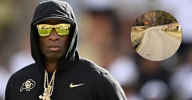$50,000,000 worth Deion Sanders shows off "Lake Prime" as Colorado HC takes blissful walk