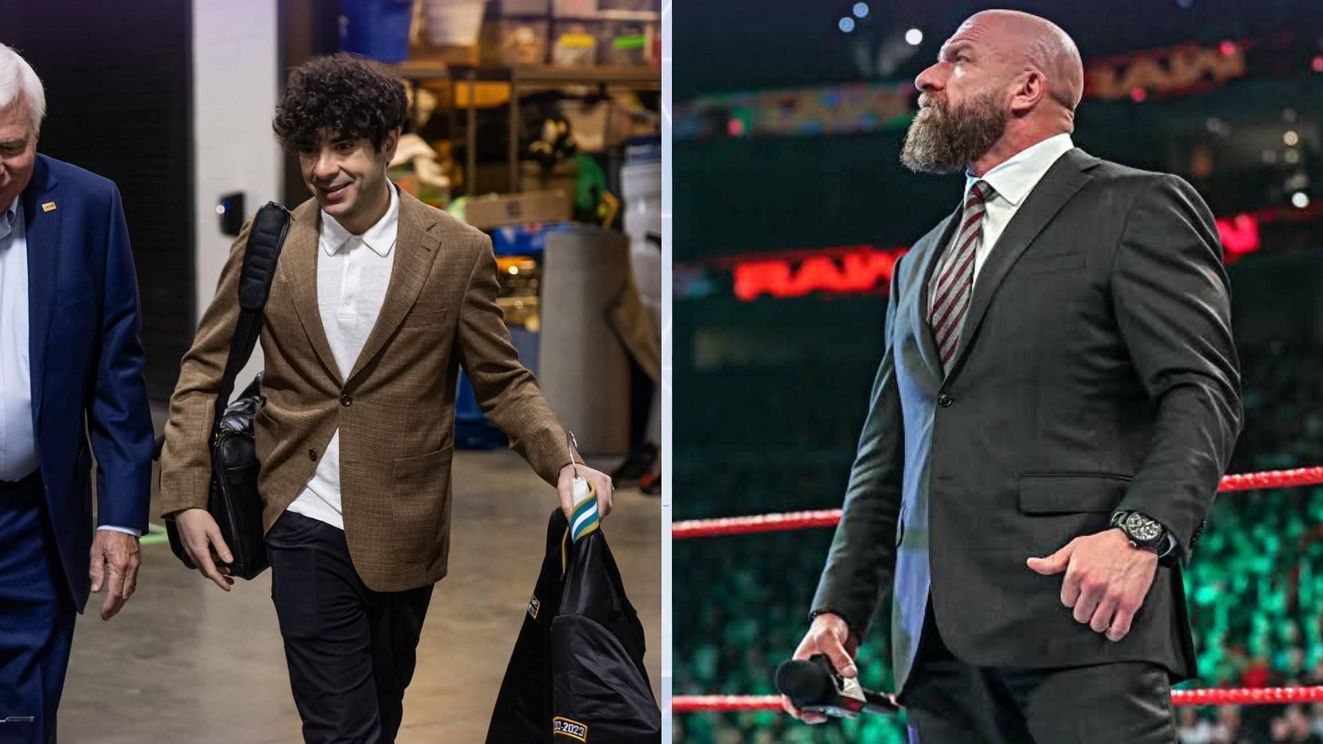 Tony Khan and Triple H are engaged in a bidding war for the top free agents in wrestling