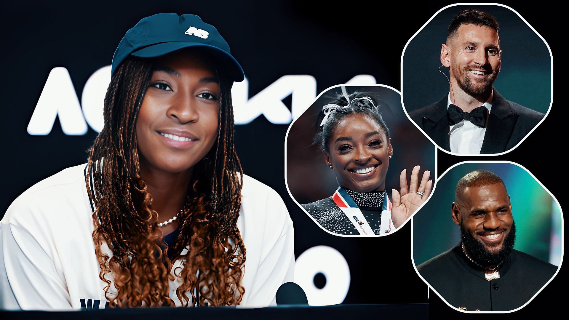 Coco Gauff is nominated along with Simone Biles, Lionel Messi and LeBron James