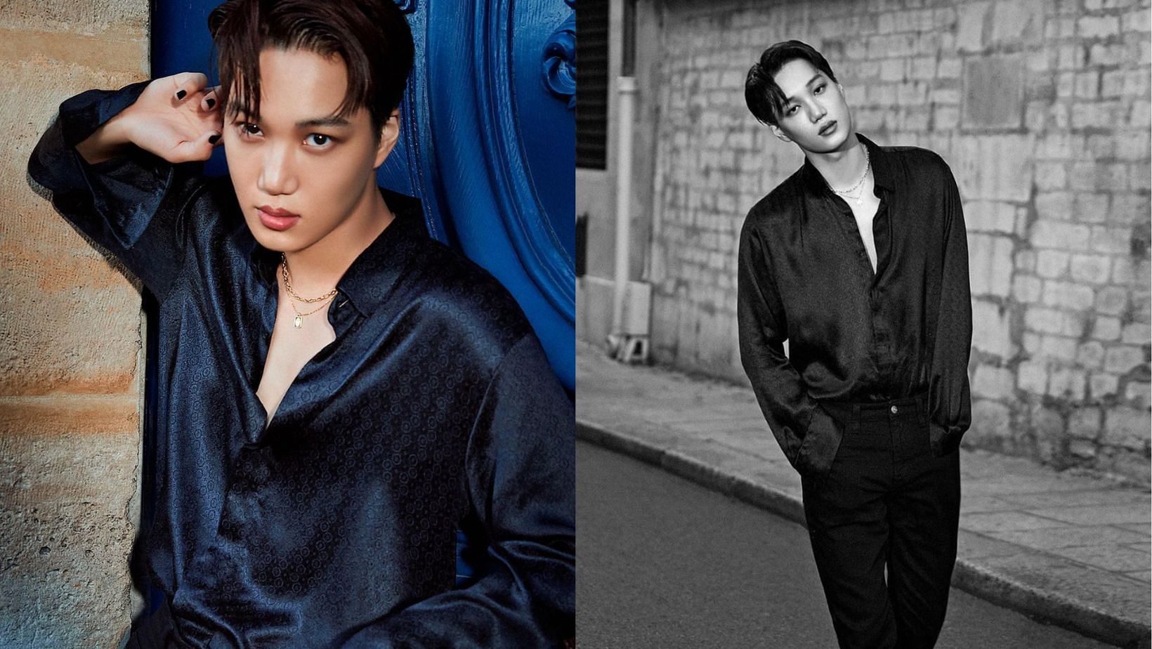 EXO Kai changed one of his well-known habits after enlisting in the military. (Images via X/@zkdlin)