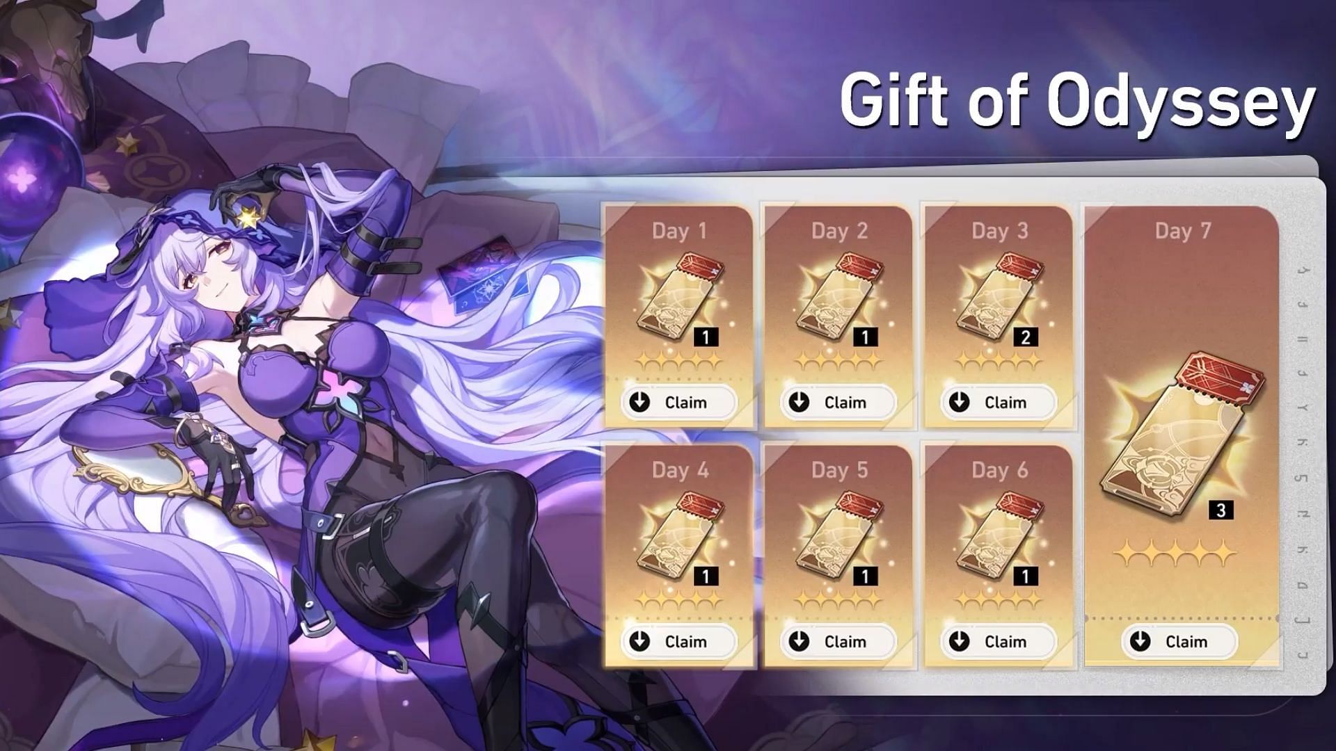 Gift of Odyssey event preview (Image via HoYoverse)