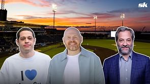 When Richmond County Bank Ballpark hosted Hollywood A-listers Pete Davidson, Bill Burr & Judd Apatow for 'King of Staten Island' filming